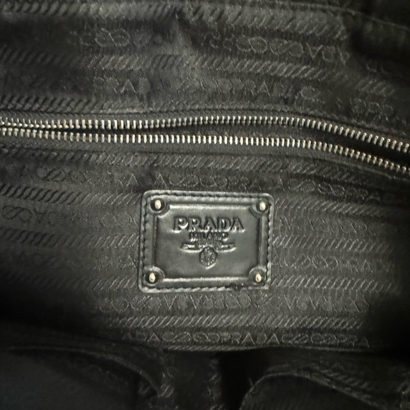 Vintage PRADA Nappa Leather Studded Tote - Picture 5 of 5